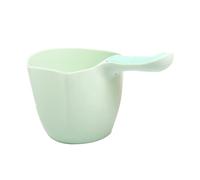 Veemoon Paletta per Acqua da Bagno per Manico in Plastica Verde, Tazza per Shampoo Ragazzo Ragazza Multifunzionale, Accessorio Shower per Bagnetto Sicuro e Pratico