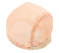 Veemoon Parrucca della Fascia Bambola Berretto a Rete per Cappuccio Netto per Parrucche Retine per Fare Parrucche Cappelli Berretto Cosplay Wigs Caps Beige Tessuto