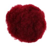 Veemoon Parrucca Rossa Corta e Riccia per Donne Capelli Umani Soft Wig Parrucche Afro Corte Ricce per Halloween Cosplay