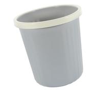 Veemoon Pattumiera senza Coperchio 8L in Plastica Trasparente con Anello di Pressione, Cestino della Spazzatura per Cucina, Camera da Letto e Ufficio, Contenitore Compatto per Raccolta