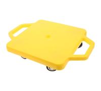 Veemoon Pedana per monopattino da pavimento in plastica, base antigraffio e | Monopattino ergonomico con maniglie, ideale per l'allenamento sensoriale, con impugnatura ergonomica che favorisce la