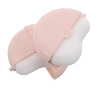 Veemoon Pennelli per Fondotinta Liquido con Tappo Rotante Set da 2 Pennelli Piatti per Trucco Viso con Setole Morbide Applicatori per Fondotinta e Bronzer per Trucco in Movimento e da