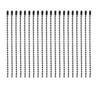 Veemoon Perline a Sfere Rotonde da 2,4 Mm 100 Pezzi Connettori Antiruggine per Ciondoli e Targhette Decorazioni Fai da Te per Gioielli e Accessori