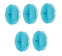 Veemoon Pettine Da Massaggio e Spazzola Per Chioma in Plastica 5 Pezzi Set Di Pettini Rotondi Per Shampoo Pulizia Profonda Cuoio Capelluto Uso Domestico Bagno e Doccia
