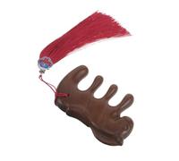 Veemoon Pettine Massaggiante in Legno di Sandalo per Esfoliante e Scrub del Capelluto Denti Larghi, Massaggiatore Portatile per Stimolare i Meridiani e Favorire Rinnovamento, per Cura