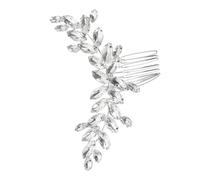 Veemoon Pettinino Da Sposa Con Strass Accessorio Elegante Per Matrimonio Decorazione Per Donne e Ragazze Design Unico e Comfort Assicurato