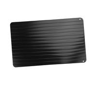 Veemoon Piastra di Scongelamento Rapido in Alluminio per Carne e Cotolette di Maiale, Dimensioni 23x16,5x0,2 Cm, senza Microonde, per Uso Quotidiano e Pranzi in Famiglia