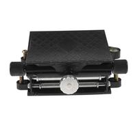 Veemoon Piattaforma Elevatrice da Laboratorio a Forbice Funzione di Rotazione e Microregolazione, Supporto per Martinetto da Laboratorio, Tavolo Elevatore per Esperimenti Fisici e