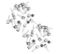 Veemoon Pickup per Microfono a Condensatore Elettrete Cilindrico 6x5 Mm con 2 Pin Microfono Omnidirezionale Mini per Registrazione e Live Streaming Set da 100 Pezzi per Accessori