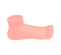 Veemoon Piede Finto per Pratica Pedicure in Gel di Silice Tocco Pelle Reale e Leggero per Esercizio Manicure e Applicazione Smalto