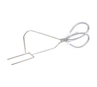 Veemoon Pinza per Ceramica in Acciaio Inossidabile Resistente ad Alta Temperatura Strumento per Applicazione Smalto in Argilla Leggera e Portatile per Ceramisti e Artisti della Ceramica