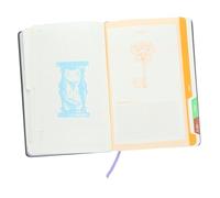 Veemoon Planner Annuale Delicato per Appunti e Programmazione Giornaliera Notebook Sottile e Portatile per Ufficio Scuola e Viaggi Agenda Mensile e Settimanale per Organizzazione e