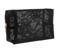 Veemoon Pochette per il trucco in rete di pizzo, elegante pochette con | Elegante e versatile borsa portaoggetti per organizzare la borsa, gli oggetti essenziali di tutti i giorni e i prodotti da