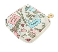 Veemoon Porta Assorbenti Per Il Ciclo Mestruale Con Cerniera Di Grandi Dimensioni Per Viaggi Uso Quotidiano Stile Casuale