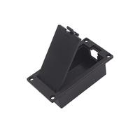 Veemoon Porta Batterie 9v in Plastico Nero per Basso e Ukulele, Alloggio per Batterie Facile Accesso alla Sostituzione, senza Filo Interno
