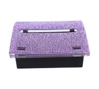 Veemoon Porta-blocchi con strass, dispenser organizer per blocchetti note, | Dispenser per blocchetti per appunti a scomparsa, scatola per note in plastica per ufficio, aula, biblioteca e scrivania.