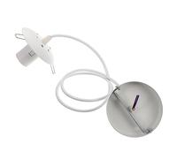 Veemoon Portalampada a Vite E27 in Ferro e Pvc Cavo Sospeso da 1 Metro, Adattatore Luce Decorativo per Lampadari, Adatto a Casa, Ufficio, Ristorante e Sala da Pranzo