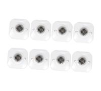 Veemoon Portalampada Quadrato E27 in Ceramica Antincendio Set 8 Pezzi, Base Lampada Quadrata Attacco E27 Ritardante Fiamma Per Impianti Elettrici Domestici