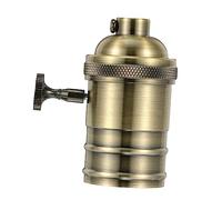 Veemoon Portalampada Sospensione Vintage in Alluminio Porta Lampade Retrò Edison Resistente Design Morsetto per Cucina e Sala da Pranzo