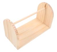 Veemoon Portarocchetti di Filo in Legno Compatto Avvolgitore Manuale, Supporto per Bobine Riutilizzabile per Organizzazione Cavi e Accessori di Cucito, per Artigianato e Trasporto Facile