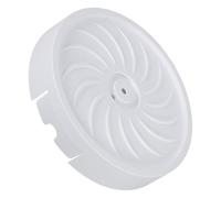 Veemoon Portavasi Mobile con Ruote a 360°, Sottovaso Rotondo in Plastica da 26 Cm con Foro di Drenaggio, Vassoio Portafiori Rimovibile per Piante da Interno ed Esterno, Carrello Rotante