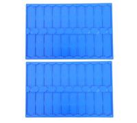 Veemoon Portavetrini da Microscopio in Plastica 20 Slot, Supporto per Essiccazione da Laboratorio, Set 2 Pezzi per Asciugatura Rapida Vetrini per Microbiologia e Osservazione Cellulare