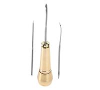 Veemoon Punteruolo da Cucito in Rame per Riparazione Scarpe e Pelle Ago da Cucito Manuale per Lavori Artigianali Strumento Versatile e Facile da Usare per Riparazioni Rapide