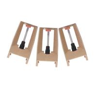 Veemoon Puntine per Giradischi Vintage in Gemma Rossa Set da 3 Pezzi Supporto in Alluminio Dorato Ricambio per Fonografo e Dischi in Vinile Compatibili e Resistenti All’Usura per Audio