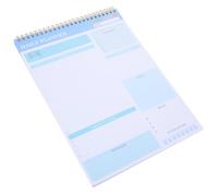 Veemoon Quaderno Planner senza Data Doppia Spirale, Blocco Note per Lista Cose fare Ampio Spazio di Scrittura e Facile Svolgimento, per Ufficio e Scuola