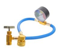 Veemoon R134A Kit tubo di ricarica, refrigerante Tubo di ricarica con manometro, coppia rapida aria condizionata refrigerante Kit di misurazione del tubo di ricarica può toccare il manometro