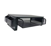 Veemoon Ripiano Rialzato per Schermo Supporto per Monitor e Laptop Pannello in Rete Resistente alle Alte Temperature per Proteggere Le Vertebre Cervicali Spazio per Tastiera capacità di Ca