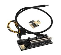 Veemoon Riser Per Gpu Prolunga Lunga Estensione Per Scheda Adattatore Usb Per Prolunga Scheda Adattatore Riser Alimentato Multipresa