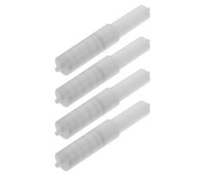 Veemoon Rullo per Scatole di Carta in Plastica Molla Retrattile, Set 4 Pezzi Porta Carta per Bagno, Hotel e Ristoranti, Accessorio Centrale per Scatola Porta Fazzoletti Semplice