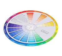 Veemoon Ruota Colori Carta per Abbinamenti, Guida Circolare per | Strumento per Apprendimento, Illustra Relazioni Cromatiche, Adatta a Nail Art e Uso Professionale