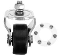 Veemoon Ruota Girevole per Cricco da 2 Tonnellate, Jack Wheel Heavy Duty in Acciaio Resistente, Accessorio di Ricambio per Cric Orizzontale Idraulico, per Garage e Officina