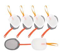 Veemoon Sacchetti per Sapone a Rete Schiumogena Doppio Lato 10 Pezzi 5 Grigi 5 Morbidi e Traspiranti Sacchetto per Sapone da Viaggio per Bagno e Pulizia Viso con Rapido