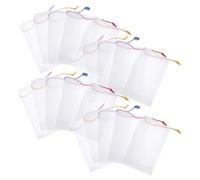 Veemoon Sacchetti per Sapone Esfolianti a Rete Pe 50 Pezzi Cordino Asciugatura Rapida per Shampoo Solido e Detergente Viso, Borsa Comoda per Sapone da Doccia Uso Familiare