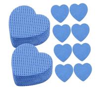 Veemoon Salviette Struccanti Per Smalto Cuore 200 Pezzi Dischetti Di Cotone Monouso Per Rimozione Smalto e Pulizia Colla Ciglia, Delicate e Compatte Per Uso Professionale e Viaggi