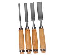 Veemoon Scalpelli Per Intaglio Legno Utensili Per Falegnameria Con Manico in Legno Massello e Anello Di Ferro Lame in Acciaio Per Incisione Manuale