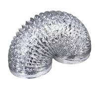 Veemoon Scarico Cappa Aspirante Pipe Canalizzazione in Lamina Di Alluminio Accessori Da Cucina Condotto Dell'aria Flessibile Tubo D'aria Tubo Di Sfiato Foglio Di Alluminio Argento