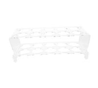 Veemoon Scatola Stoccaggio Uova Acrilico Trasparente per Frigorifero Organizzatore Antiscivolo Due per Uova Ottimizzazione e Visibilità Stock