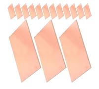 Veemoon Scheda Pcb Laminata in Rame Singola Faccia 20 Pezzi 50x70mm Materiale in Resina e Fibra di Vetro per Progetti di Saldatura Fai da Te per Esperimenti Elettronici Domestici