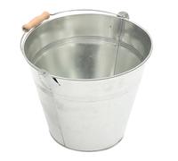 Veemoon Secchio in Metallo per Inceneritore da Giardino Secchio Multifunzionale per Cenere Carta e Rifiuti Antispruzzo con Coperchio per Uso Domestico e Cerimoniale