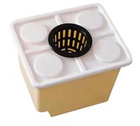 Veemoon Secchio per Piantare Idroponico per Ortaggi e Fiori Coperchio e Cesta, Coltivazione Fuori Suolo in Serra e Balcone, Fioriera in Plastica Resistente e Durevole per Vivaio Domestico