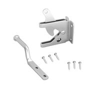 Veemoon Serratura per Cancello Leva Automatica Self-locking per Recinzione in e Completo con per Installazione Facile Compatibile con Lucchetti Standard Adatta Cancelli Esterni e Porte di