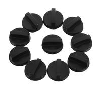 Veemoon Set 10 Pezzi Guscio di Copertura Motosega in Plastico Nero con Dado di Bloccaggio e Viti per Filtro Aria per Motosega a Gas con Montaggio Rapido per Taglio Legna Outdoor