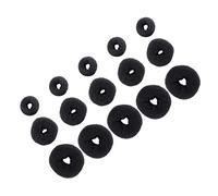 Veemoon Set 15 Pezzi Fermagli Per Chignon a Ciambella Neri Piccola Media Grande Taglia Regolabili Per Acconciature Quotidiane Ragazzo Ragazza Accessori Styling Chioma Eleganti Versatili