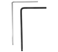 Veemoon Set 2 Chiavi per Truss Rod Chitarra 4 MM Argento e 5 MM Nero in Metallo - Strumenti Liutaio per Regolazione Manico Acustica ed Elettrica - Kit Manutenzione Portatile per