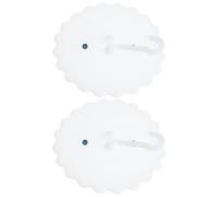 Veemoon Set 2 Ganci a Ventosa per Rete Zanzariera Culla Ragazzo Ragazza, Supporto Soffitto senza Fori, Facile Montaggio, Accessori Protezione Insetti per Rete a Cupola