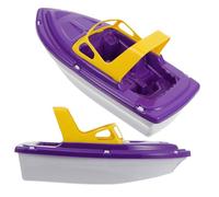 Veemoon Set 2 Pezzi Giocattoli da Bagno per 1-3 Anni, Barche da Bagno Cartone Animato Sicure e Leggere per Spiaggia e Piscina